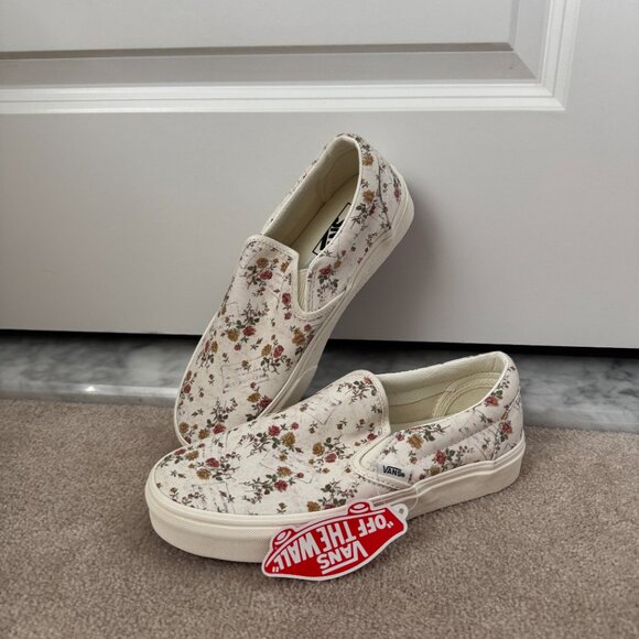 NWT Floral Vans - Picture 2 of 2